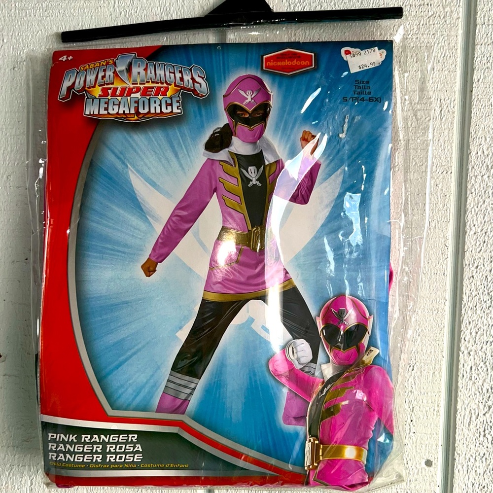 NWT Kid’s Nickelodeon, Pink Power Ranger Costume by Saban